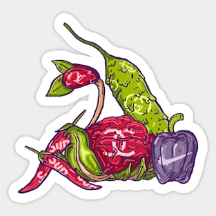 Hypebeast Vegetable Art Sticker